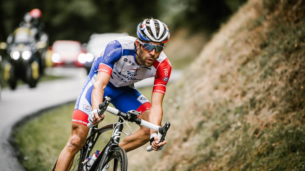 Cyclisme Thibaut Pinot R Agit Au Parcours Du Tour De France