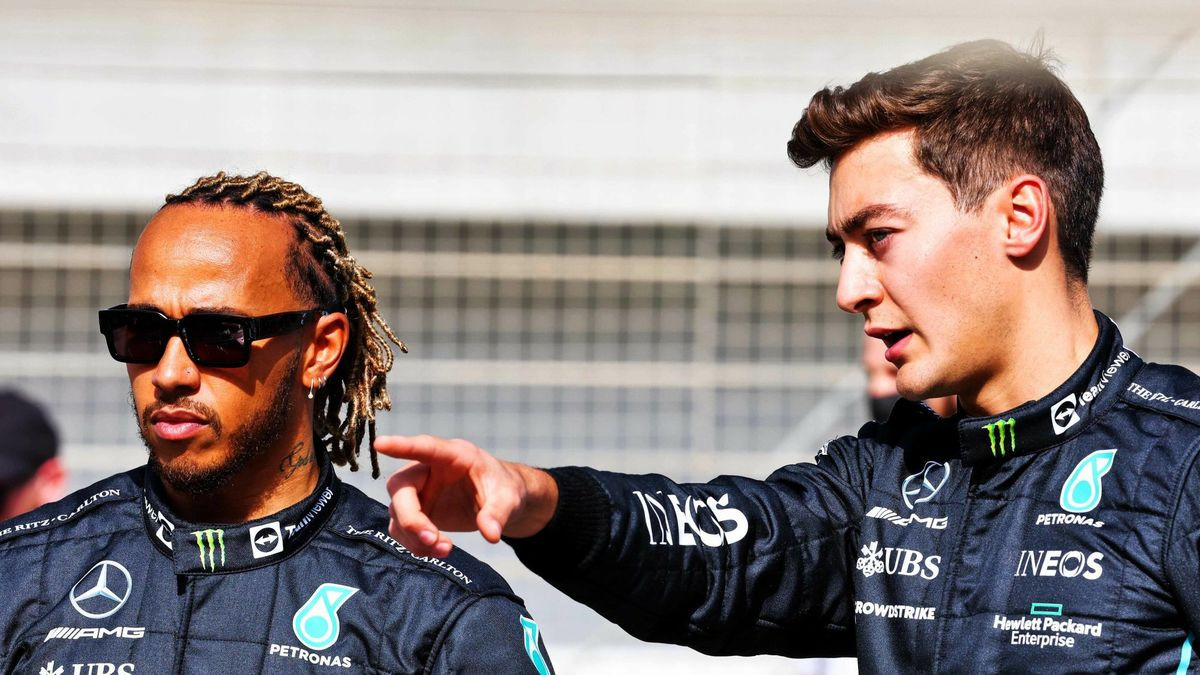 Formule 1 : Le message fort de Russell sur Lewis Hamilton ! - Le10sport.com