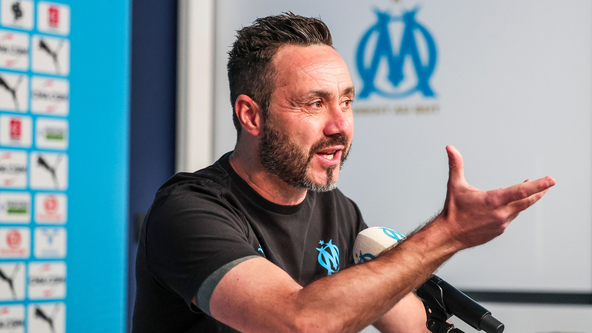 OM : De Zerbi, son craquage face aux journalistes !