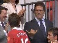 Carrrick sest fait griller par Capello