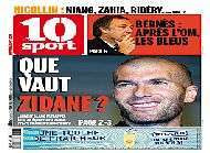 À la Une du 10 Que vaut Zidane