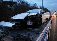 Ce quil reste de la Lamborghini de Valbuena