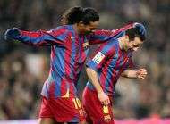 Giuly a Flamengo avec Ronaldinho