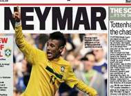 Neymar pousse Drogba vers la sortie