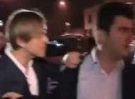 Guti se frite avec un journaliste