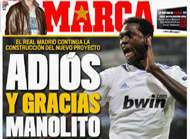 Adebayor le Real Madrid lui dit adieu