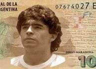 Maradona vaut 10 pesos