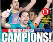 Apparemment le Barca est champion
