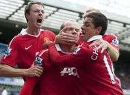 Rooney fait le canard quand MU fete le titre