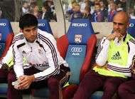 Lyon Gourcuff et Cris sur le depart