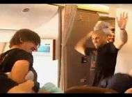 Barca la fête a commence dans l'avion