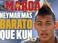 Neymar compare a Messi