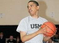 Obama entraineur de basket