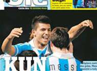 Aguero fait de lombre a Messi