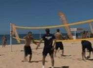 Le PSG se la coule douce sur la plage