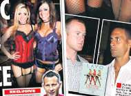 Giggs et Rooney chopes dans un bar coquin