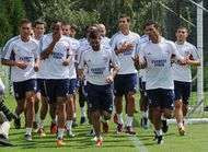 Lyon un Sarkozy a lentrainement