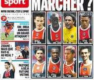 Pastore Mbia et Zidane a la Une du