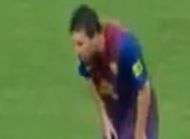 Barca Messi se vide en plein match
