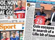 Joe Cole a un plan bien precis en allant au LOSC