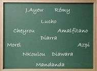 Tableau noir Olympiakos OM la revolution de Deschamps