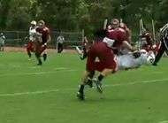 Le plus terrible plaquage du monde