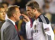 David Beckham sembrouille avec un coach