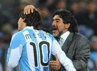 Maradona au secours de Messi