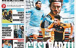 Beckham et Tevez à la Une du 10