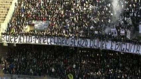 Juventus : la banderole terrible des tifosi pour Borriello