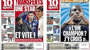 Tevez et Kaka à la Une du 10