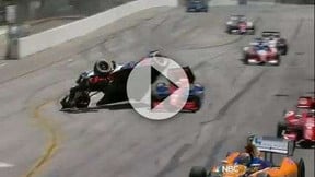 Un accident impressionnant en IndyCar !