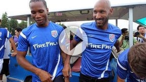 Drogba et Anelka font le spectacle en Chine