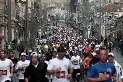 Au cur du marathon de Jérusalem