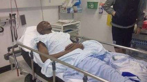 Mbia poste une photo de lui à lhôpital !