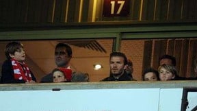 West Ham - Manchester United : Beckham en tribunes