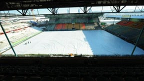 ASSE : La pelouse de Geoffroy-Guichard bâchée