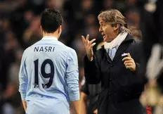 Mancini : « Nasri ? Bien jouer à chaque match » (vidéo)
