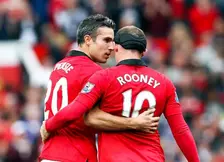 Manchester United : Moyes encense son duo Van Persie/Rooney