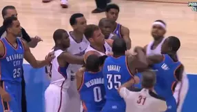 Basket : Début de bagarre en NBA (vidéo)