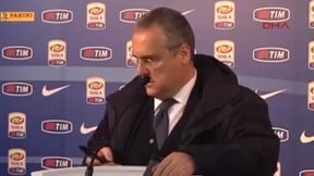 Italie : Le président de la Lazio menacé de mort en pleine conférence de presse ! (vidéo)