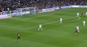 Clasico Real Madrid/Barcelone : Le premier des trois buts de Lionel Messi (vidéo)