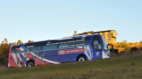 Équipe de France : Quand Adidas utilise le bus de Knysna pour sa communication