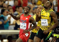 Athlétisme : Le tacle d’Usain Bolt à Justin Gatlin !