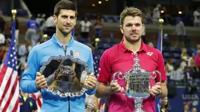 Tennis - US Open : La joie de Wawrinka après sa victoire contre Djokovic !