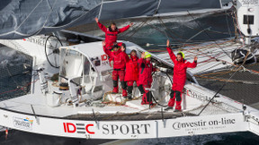 Voile : IDEC SPORT s’offre le record du Trophée Jules Verne !