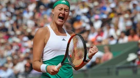 Tennis - Roland-Garros : La joie de Kristina Mladenovic après sa qualification pour les quarts !
