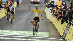 Cyclisme - Tour de France : La joie de Tadej Pogaçar après la 19ème étape !