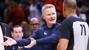 L’entraîneur des Warriors dénonce le comportement « dégoûtant » des arbitres de la NBA