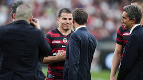 Finale du Top 14 - Le Stade toulousain encore sacré : Le pari dingue d'Emmanuel Macron dans le vestiaire avec Antoine Dupont 